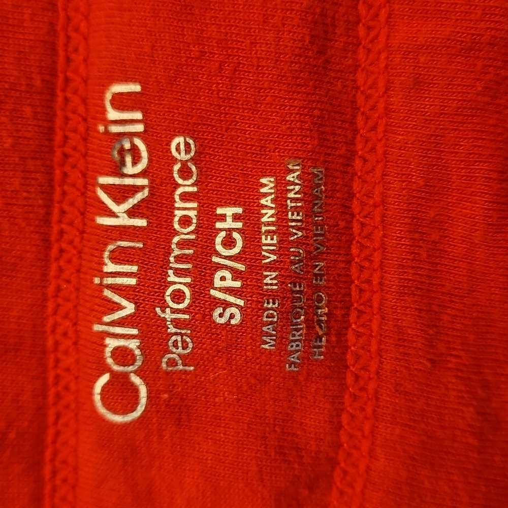 Calvin Klein Red Drawstring Sweatpants - Picture 5 of 8